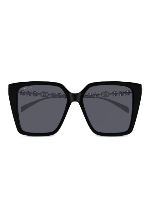 Gucci Eyewear crystal-embellished sunglasses Black GG1967S002
