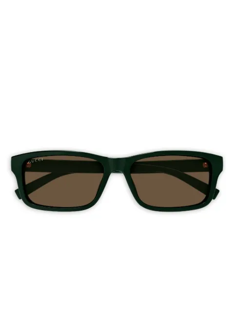 Gucci Eyewear rectangle-frame sunglasses Green GG1986SA003