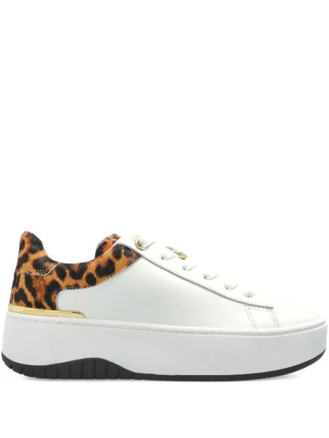 Michael Michael Kors textured leopard sneakers White 43F5DTFS4L