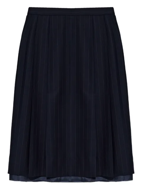 Maison Margiela pinstripe-pattern midi skirt Blue S29ME0033M35581