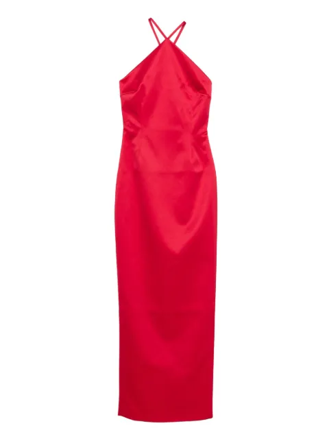 Solace London Fern Maxi Dress Red OS46047