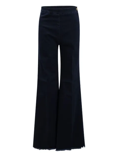 Shaft Jeans frayed-hem flared jeans Blue DI1D30D1924