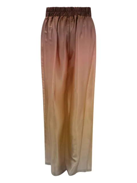 SLEEP NO MORE ombré-effect trousers Brown SNM33SA914