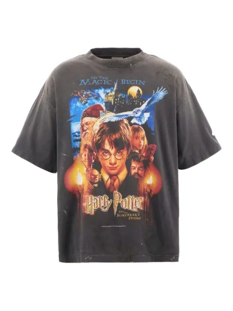 SAINT MXXXXXX Harry Potter Sorcerer's Stone T-shirt Black SMHR10000C44