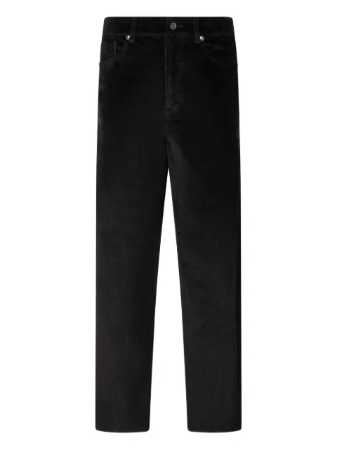 LIU JO balloon velvet trousers Black MF5332T195A22222