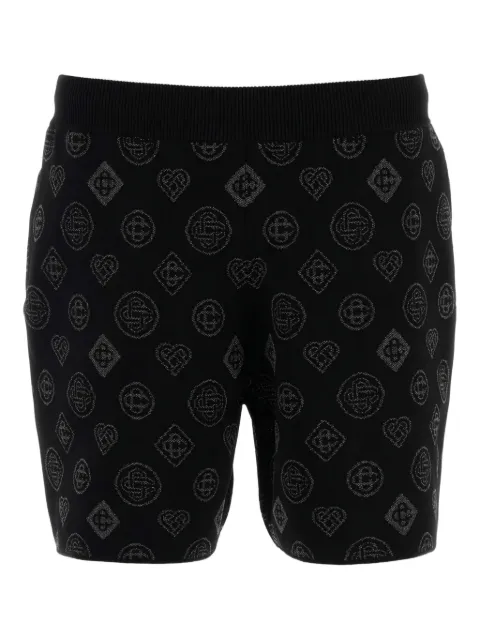 Casablanca embroidered jacquard bermuda shorts MAW25KW110701