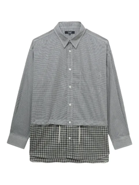 Comme des Garçons Homme check pocket shirt Black HPB019051