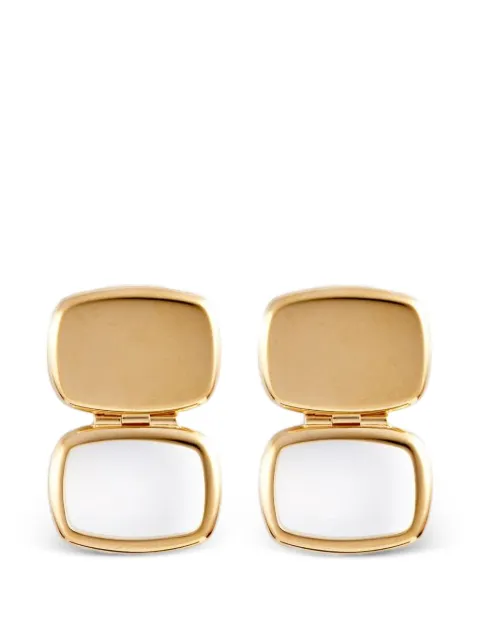 IVI chunky rectangle earrings Gold ER013