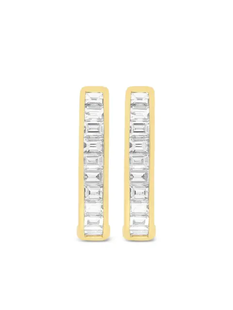 Ef Collection 14K yellow gold Jumbo Lola diamond hoop earrings Gold EF61626