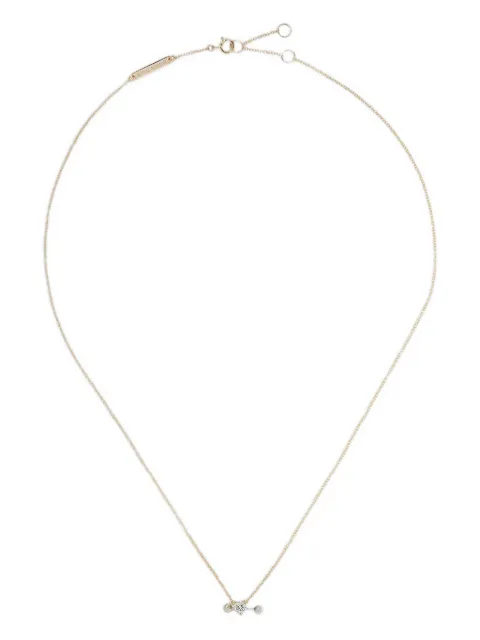 Delfina Delettrez 18K yellow gold and white Two in one diamond necklace Gold TIO3002APF20
