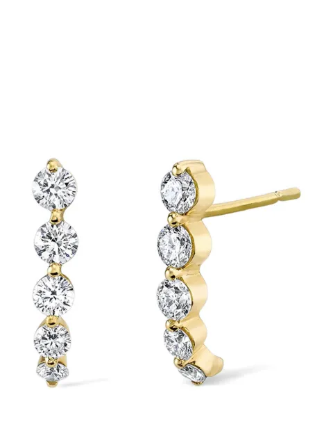 Anita Ko Cascade diamond earrings Gold AKC10X