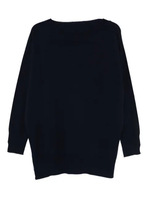 Le Tricot Perugia boat-neck sweater Blue 46050