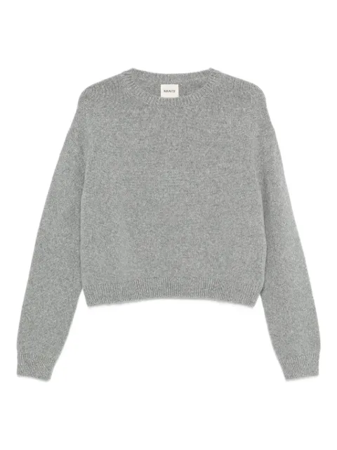 KHAITE ribbed-knit sweater Grey 18057650