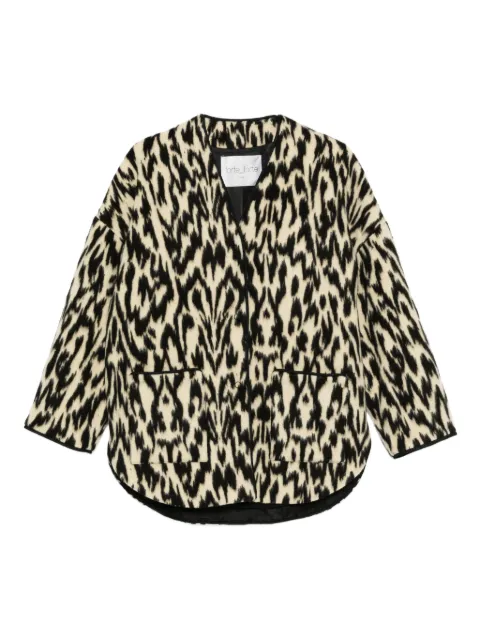 Forte Forte animal-print coat Neutrals 14304MYCOAT