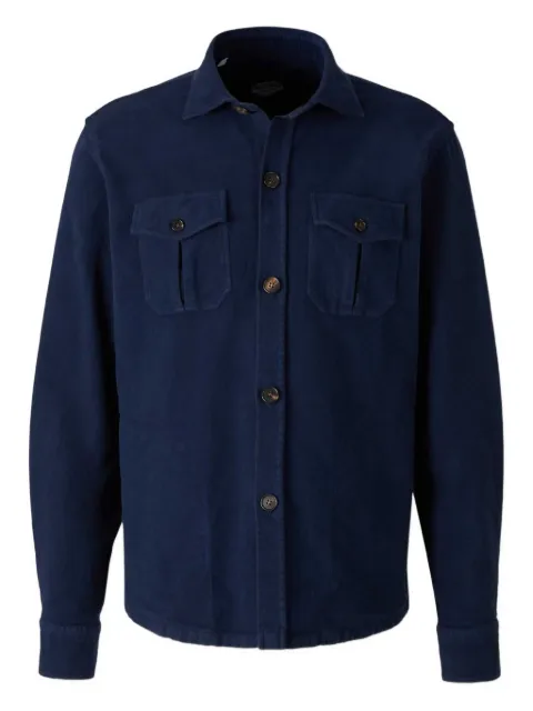 Vincenzo Di Ruggiero buttoned shirt jacket Blue OSLOCONTASCHE115SAT50