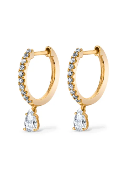 Anita Ko 18CT yellow gold diamond earrings Gold AKHPYG