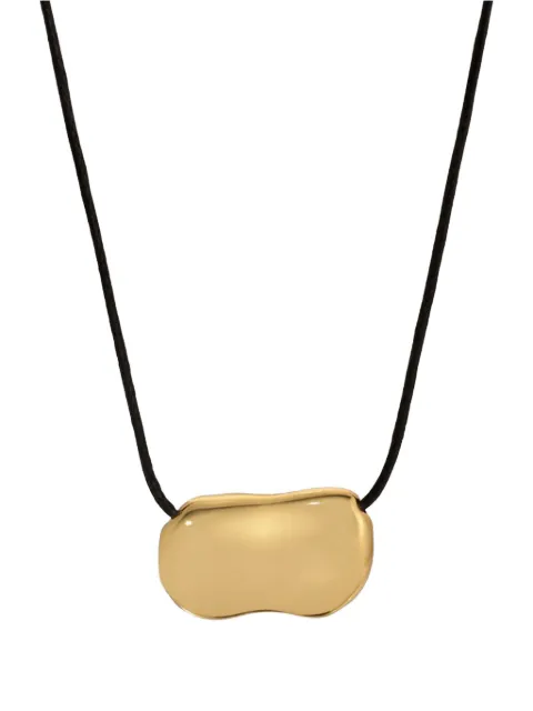 Heaven Mayhem Pebble leather necklace Gold HMSP020060401N