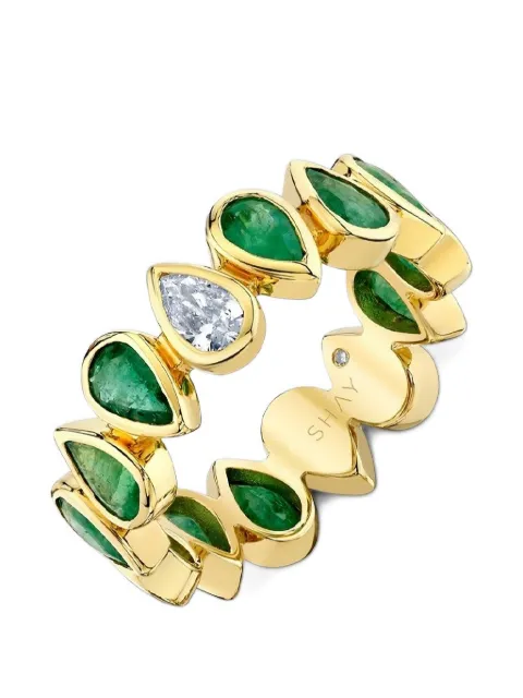SHAY emerald and diamond ring Gold SR613YGEMLDDIA