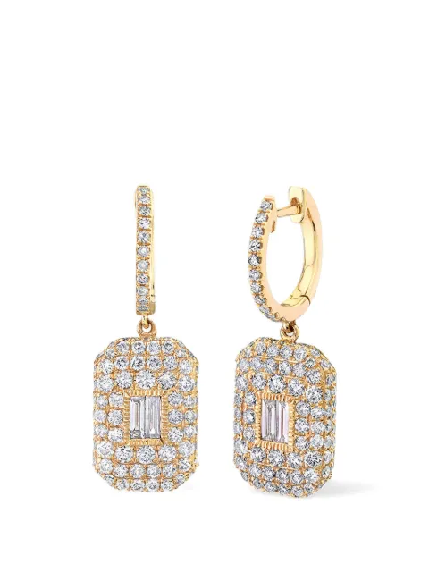 SHAY white diamond earrings Gold SE33YG