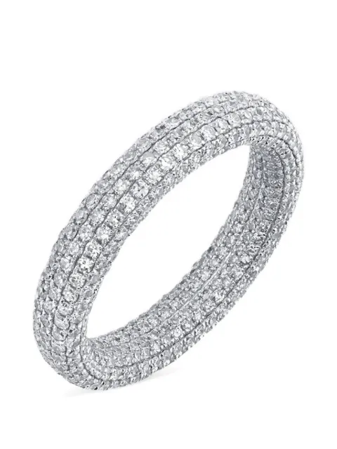 SHAY Eternity diamond ring Silver SR375WGDIA