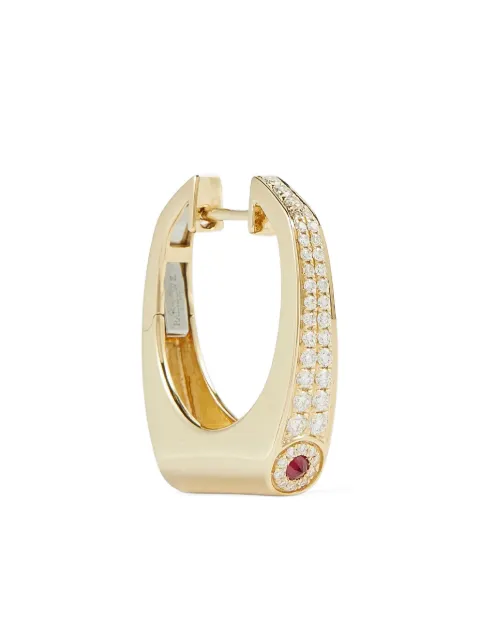 Rainbow K 14K yellow gold Grace ruby diamond earring Gold GRACEEARRINGS