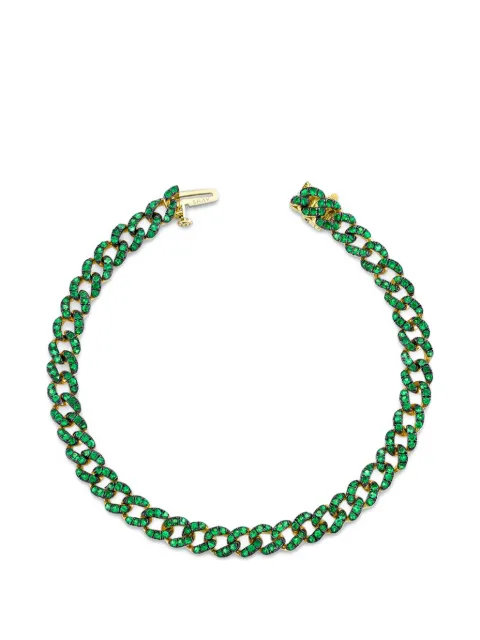 SHAY garnet cable-link bracelet Gold SB80YGGG