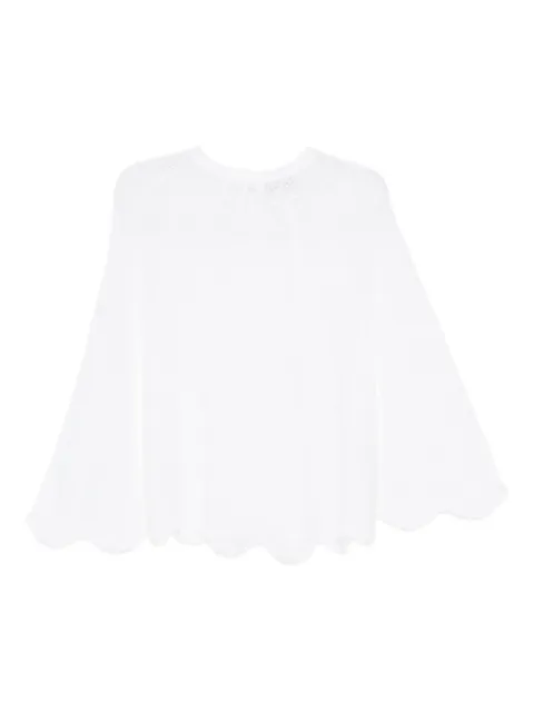 Forte Forte open-knit jumper White 14446MYKNIT