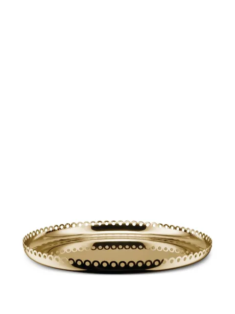 Alessi edges-detail tray (35cm) Gold ITM09BR