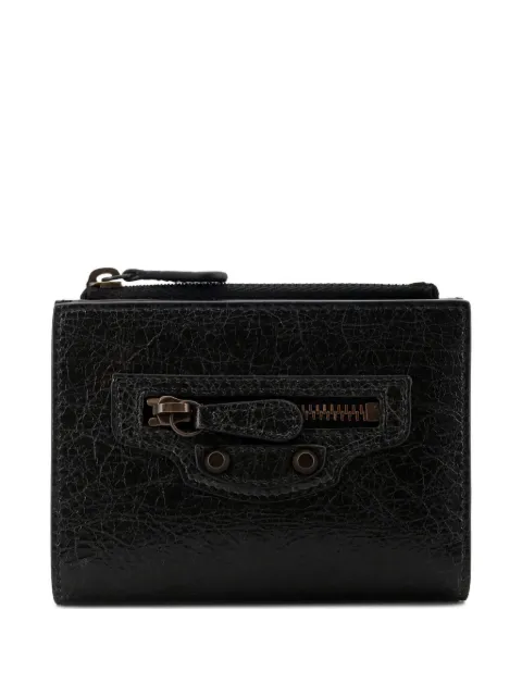 Balenciaga Le City zip detail wallet Black 8463602ABFY