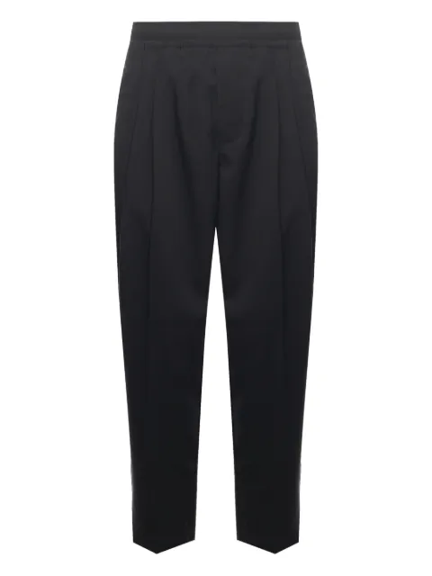 Giuliano Galiano pleat-detail trousers Black NIKLASNERO