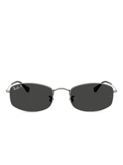 Ray-Ban rectangle-frame sunglasses Silver RB383200448