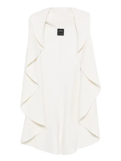 MARCCAIN ruffled cardigan White ZA1401M05
