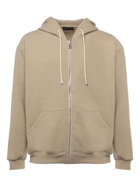 Giuliano Galiano zip-up hoodie Neutrals HUGELCREMA
