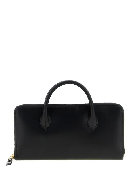 Comme Des Garçons Wallet zip leather wallet Black SA0110
