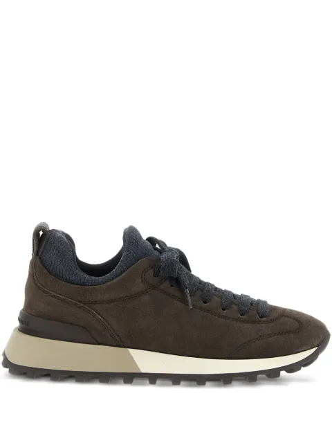 Brunello Cucinelli suede sneakers Brown MZ60G3087