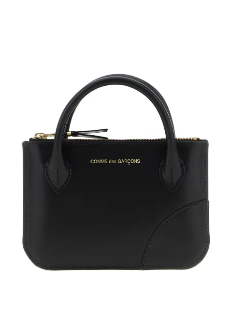 Comme Des Garçons Wallet Handles Line logo mini bag Black SA8100HA1