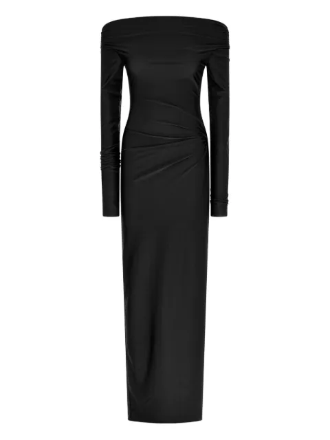 THE ANDAMANE Wallis off-the-shoulder jumpsuit Black TM180109ATJP062