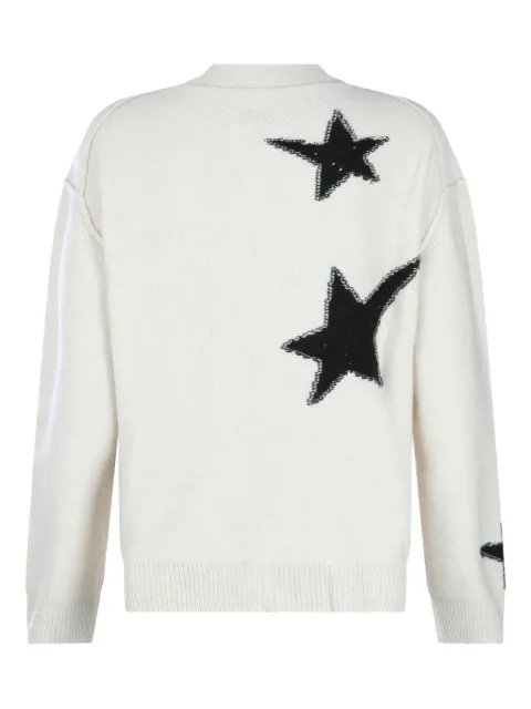 Zadig&Voltaire star button cardigan White KWCA01626