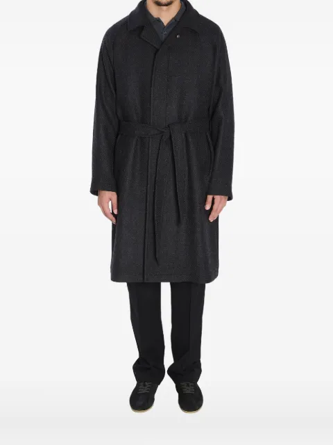 Tagliatore Salomon belted coat Grey SALOMON120070