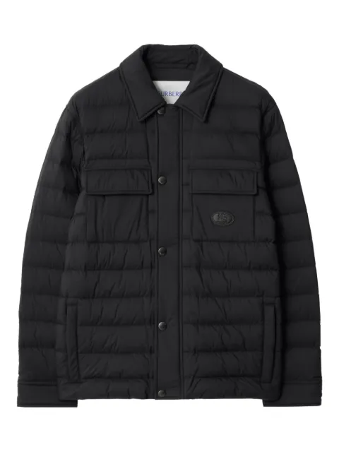 Burberry nylon padded overshirt Black 8117099