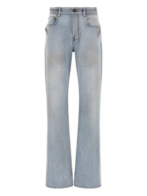 Balenciaga City washed-out denim jeans Blue 849953TTW74