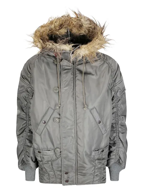 Junya Watanabe hooded jacket Green JPJ017W25