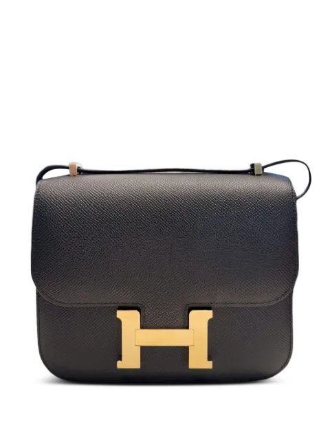 Hermès Pre-Owned Hermès Special Order (HSS) Constance 18 Verso Epsom gold-hardware cross body bag Black CONSTANCE18