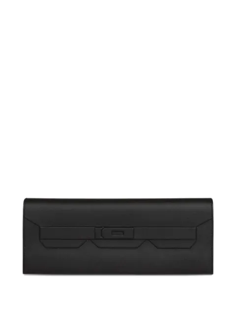 Hermès Pre-Owned Kelly Cut Shadow Swift-leather clutch bag Black BIRKINCUTCLUTCHSHADOW