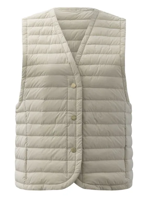 Moorer Monya quilted gilet Neutrals MODGL100095MONYAOSU0033