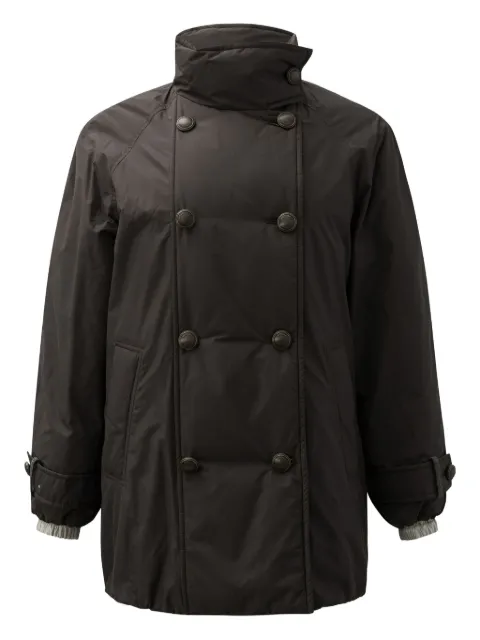 Brunello Cucinelli double-breasted coat Brown MG5017709C4228