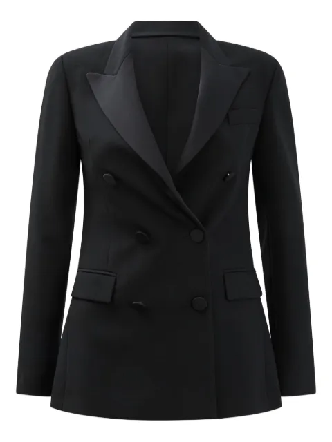 Semper double-breasted blazer Black 3877SK4203036NERO