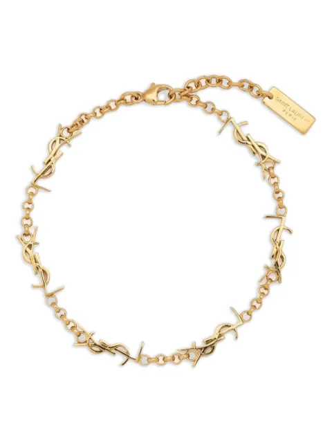 Saint Laurent CASSANDRE multi-charm bracelet Gold 757664Y1500