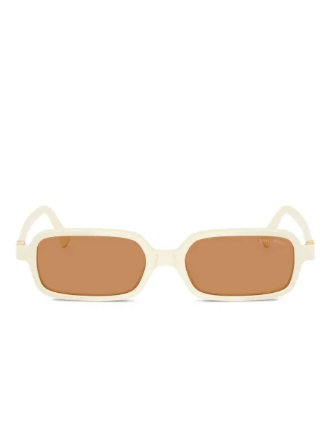 Miu Miu Eyewear rectangle-frame sunglasses White MU11ZS5121D90Q