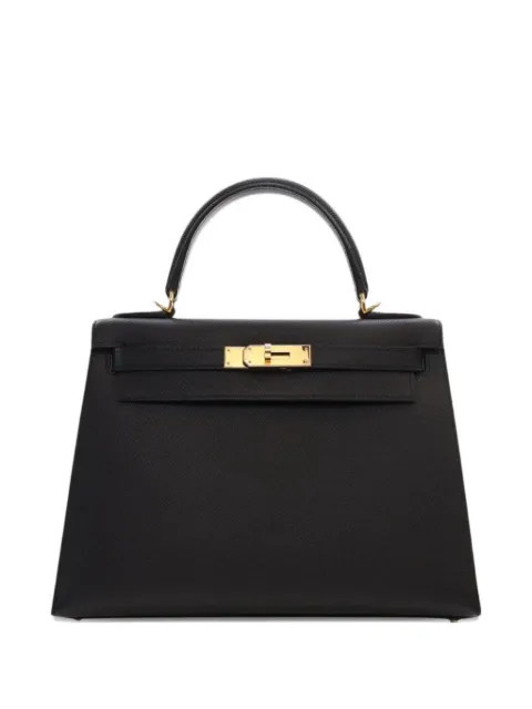 Hermès Pre-Owned 2020 Kelly 28 Sellier Epsom gold-hardware handbag Black KELLY28SELLIER